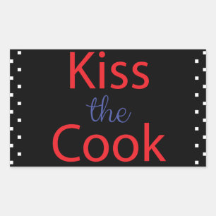 Kus the Cook Rechthoekige Sticker