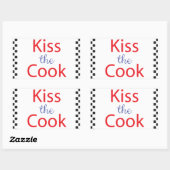 Kus the Cook Rechthoekige Sticker (Vel)