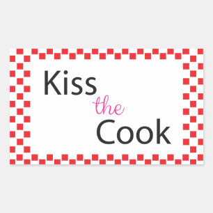 Kus the Cook Rechthoekige Sticker