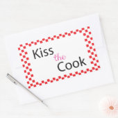 Kus the Cook Rechthoekige Sticker (Envelop)