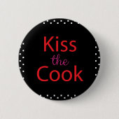 Kus the Cook Ronde Button 5,7 Cm (Voorkant)