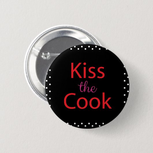 Kus the Cook Ronde Button 5,7 Cm (Voorkant /achterkant)