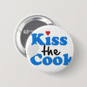 Kus the Cook Ronde Button 5,7 Cm (Voorkant /achterkant)