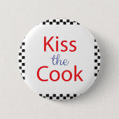 Kus the Cook Ronde Button 5,7 Cm (Voorkant)