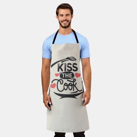 Kus the Cook Schort (Gedragen)