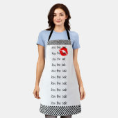 Kus the Cook Schort (Gedragen)