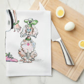 Kus the Cook, show haar je waardering Theedoek (Quarter Fold)