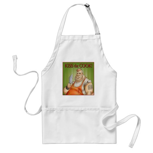 Kus the Cook Standaard Schort (Voorkant)