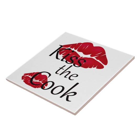 Kus the Cook Tile Tegeltje (Zijkant)