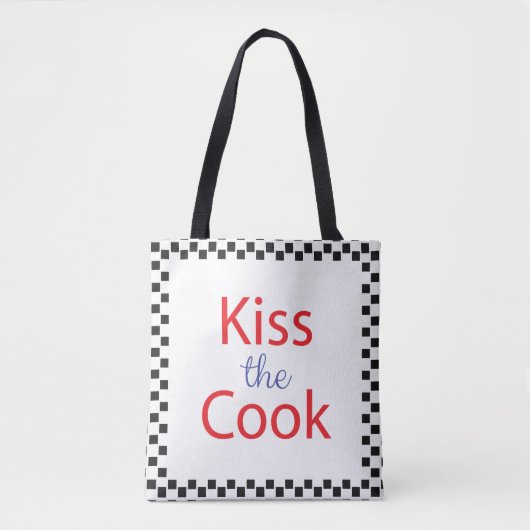 Kus the Cook Tote Bag (Voorkant)
