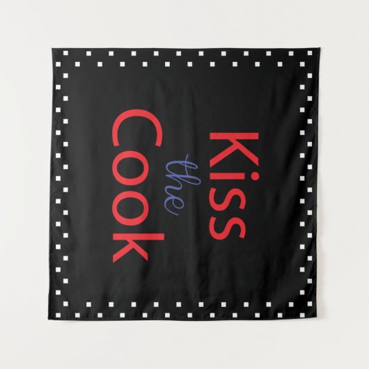 Kus the Cook Wandkleed (Voorkant (horizontaal))