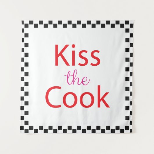 Kus the Cook Wandkleed (Voorkant)