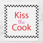 Kus the Cook Wijn Etiket (Enkel label)