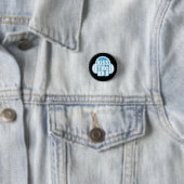 Kus the DJ Ronde Button 3,2 Cm (In situ)
