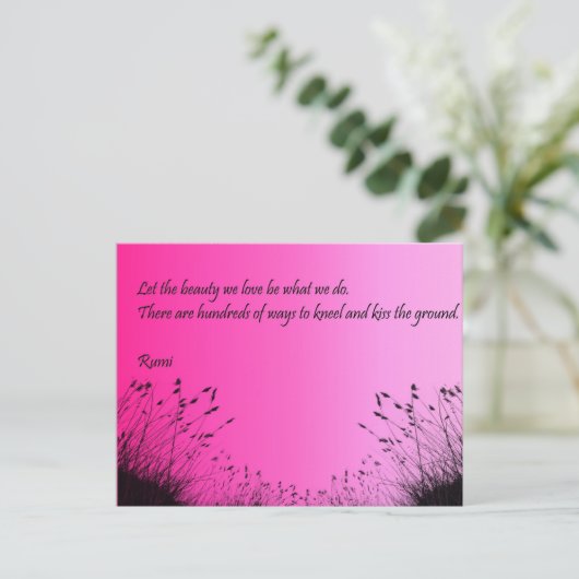 Kus the Ground Briefkaart (Staand voorkant)