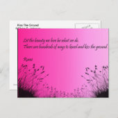 Kus the Ground Briefkaart (Voorkant / Achterkant)