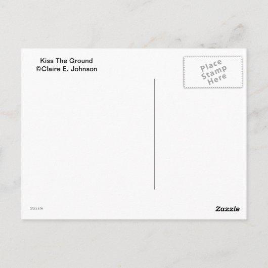 Kus the Ground Briefkaart (Achterkant)