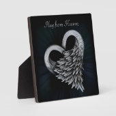 Kus uit de hemel Plaquette Fotoplaat (Voorkant)