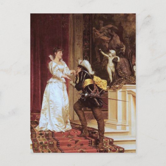 Kus van Cavalier - Soulacroix Briefkaart (Voorkant)