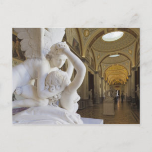 Kus van Cupido en Psyche, door Antonio Canova Briefkaart