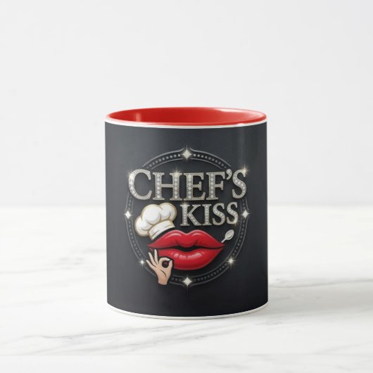 Kus van de Chef Mok (Midden)