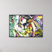 Kus van de Dragon Stretched Canvas Art Prints (Voorkant)