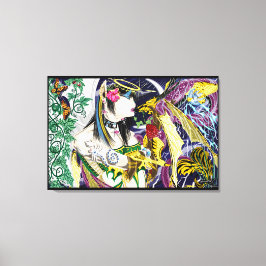 Kus van de Dragon Stretched Canvas Art Prints