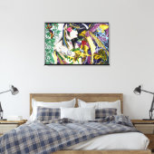 Kus van de Dragon Stretched Canvas Art Prints (Insitu (Slaapkamer))