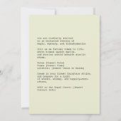 Kus van de kikkerprins kaart (Achterkant)