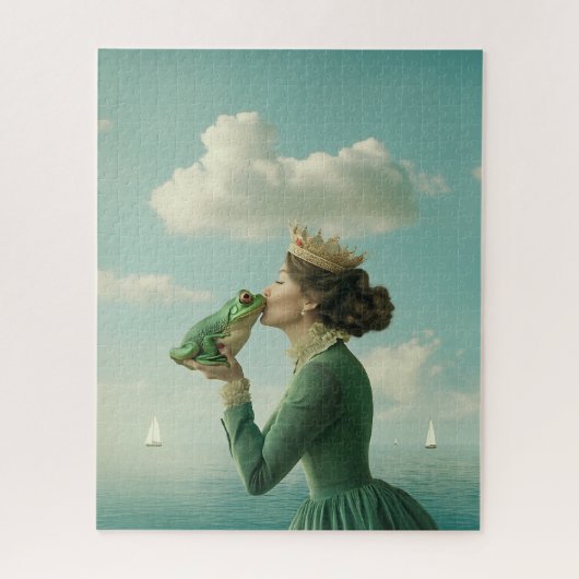 Kus van de kikkerprins legpuzzel (Verticaal)