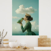 Kus van de kikkerprins poster (Keuken)