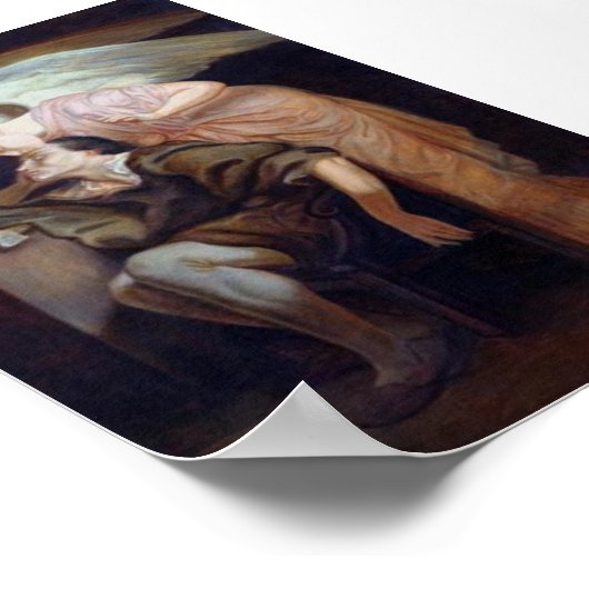 Kus van de Muse, Paul Cezanne Poster (Hoek)