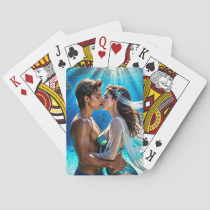 Kus van de Onderwater Geliefden Pokerkaarten
