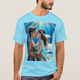 Kus van de Onderwater Geliefden T-shirt