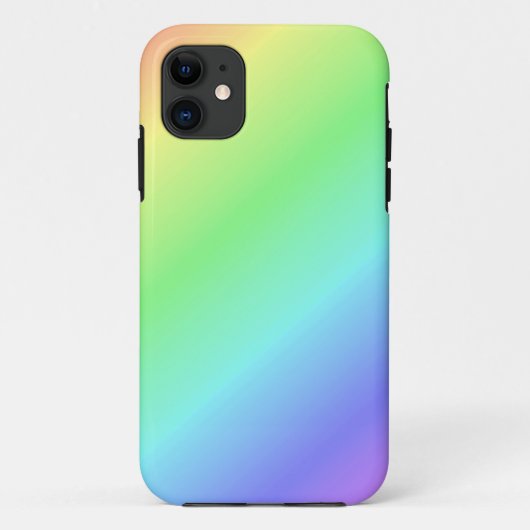 "Kus van de regenboog" abstract hoesje voor iPhone (Achterkant)