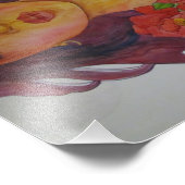 kus van een roos foto afdruk (Hoek)