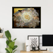 Kus van een Roos Poster (Thuiskantoor)