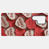 Kus van samsung galaxy hoesje (Achterkant horizontaal)