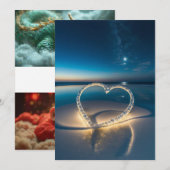 Kus van Starlight: Crystal Sterrennacht Wedding In Kaart (Voorkant / Achterkant)