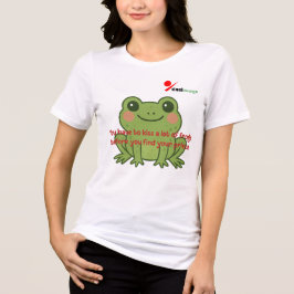 "Kus Veel Kikkers" T-Shirt | Alleen Hoppy Vibes P