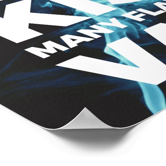 Kus Veel vloerkleppen Poster (Hoek)