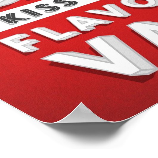 Kus Veel vloerkleppen Poster (Hoek)