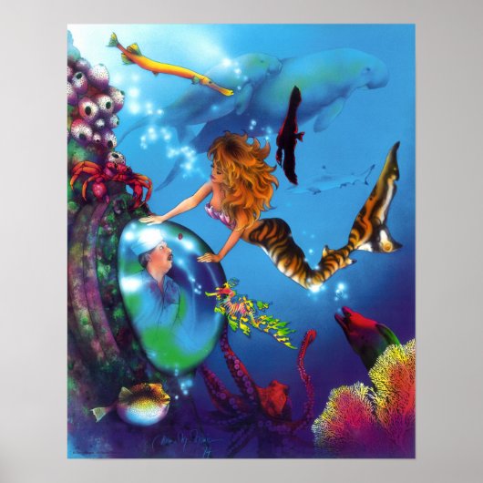 Kus voor een Poster van de Sailor (Voorkant)