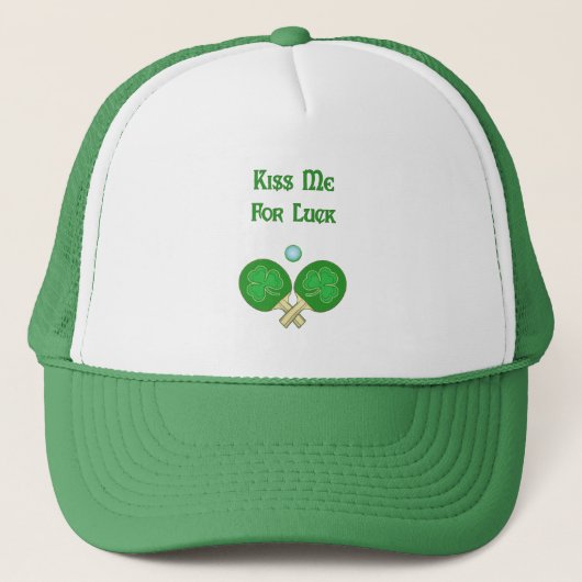Kus voor Luck Ping Pong Trucker Pet (Voorkant)