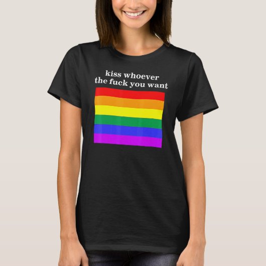 Kus wie de F je wilt 1 T-shirt (Voorkant)