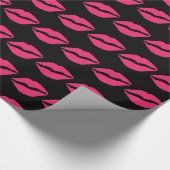 Kus Wrapping Paper - zwart Cadeaupapier (Hoek)