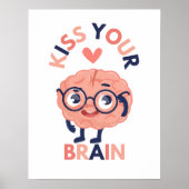 Kus Your Brain Poster (Voorkant)