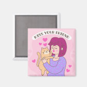 Kus Your Friend Magnet (Voorkant / Achterkant)