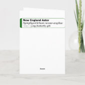 Kus zonder een Hug... Gardening Quote Kaart (Achterkant)