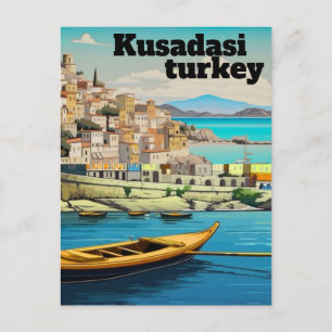 Kusadasi Turkije Reis Postkaart Kunst, Kusadasi Tu Feestdagenkaart